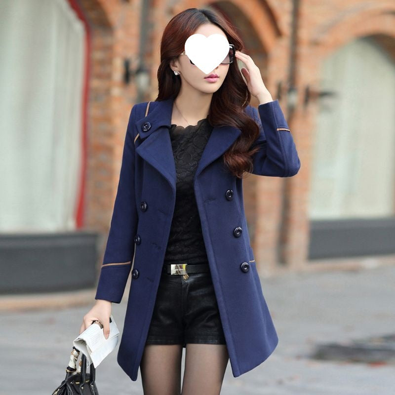 New Autumnwinter Wool Coat And Trench Coat For Middle-aged Women And Moms