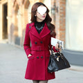 New Autumnwinter Wool Coat And Trench Coat For Middle-aged Women And Moms