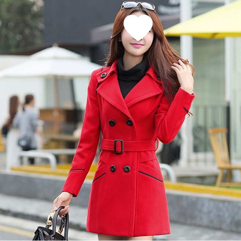 New Autumnwinter Wool Coat And Trench Coat For Middle-aged Women And Moms