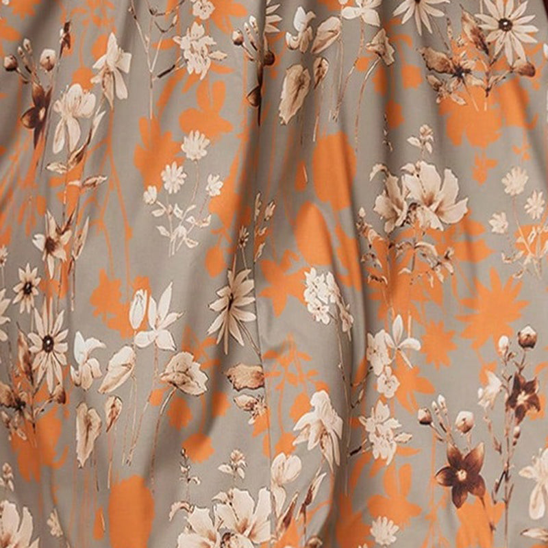 Women's Elegant Plus Size Floral Print Maxi Dress - Middle Eastern Bohemian Style Embroidery Long Dress