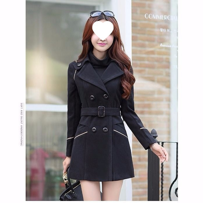 New Autumnwinter Wool Coat And Trench Coat For Middle-aged Women And Moms